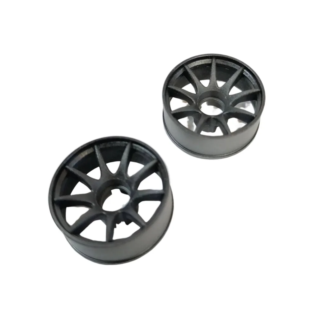 DXR 1/28 Kyosho MINIZ RWD Machine Cutted Light Black Wheel