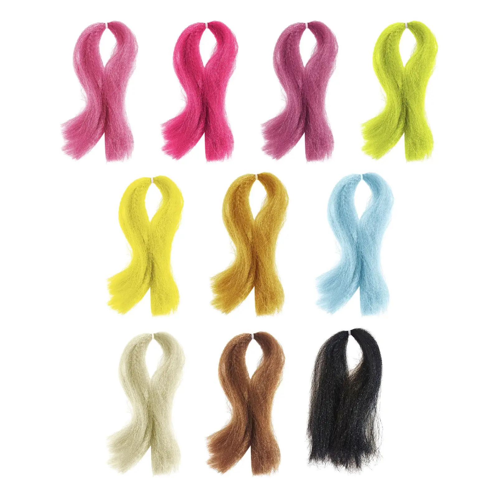 Fly Leging Thread Streamer Tail Fiber Silk Per Carp Striped Bass Freshwater