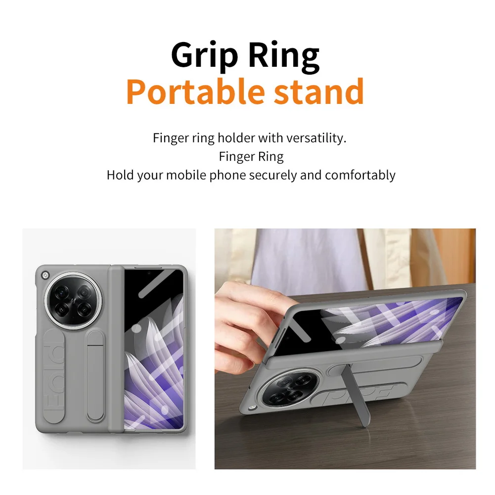 Silicone Wristband Kickstand Holder Case - Full-Body Protective Foldable Cover