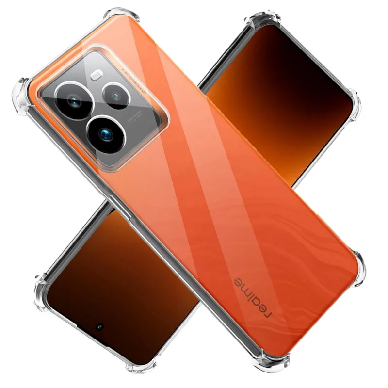 Transparent Shockproof TPU Protective Case with Reinforced Corners