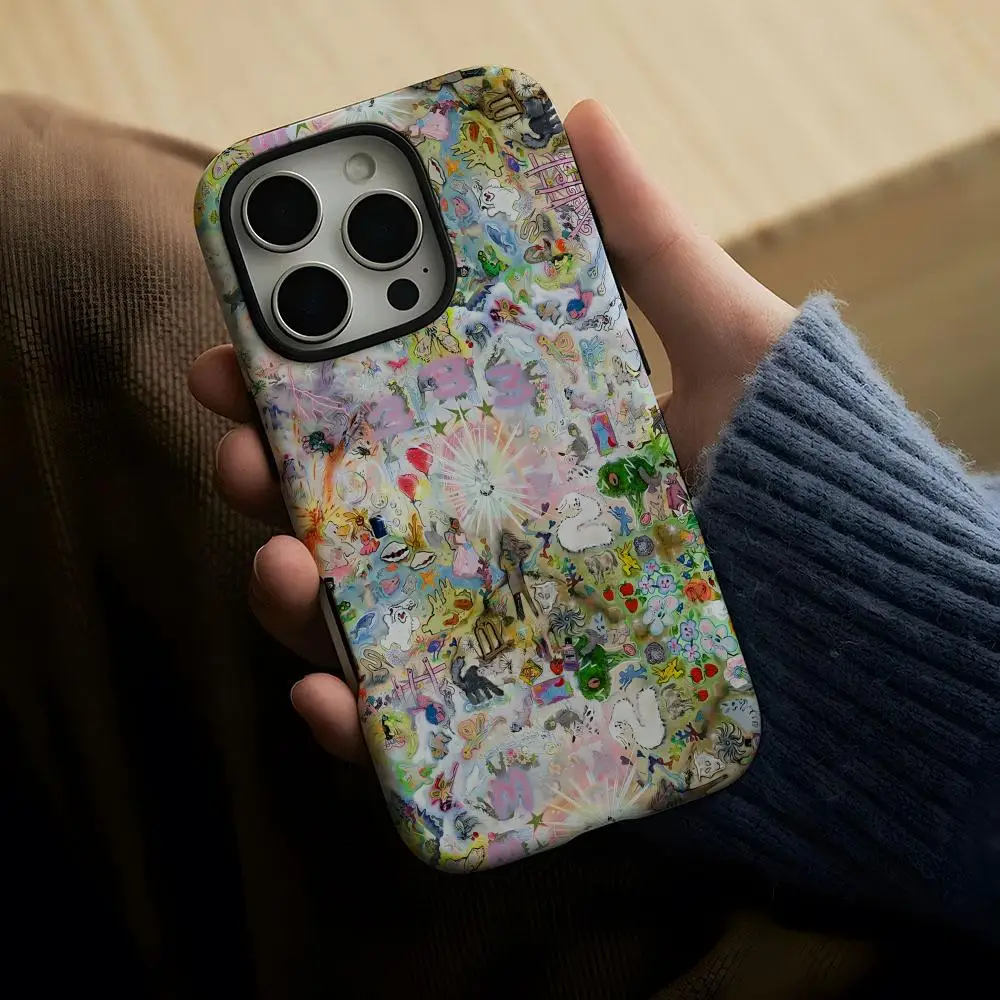 Bladee 333 Drain Gang Glossy Phone Case - Hard PC Cover