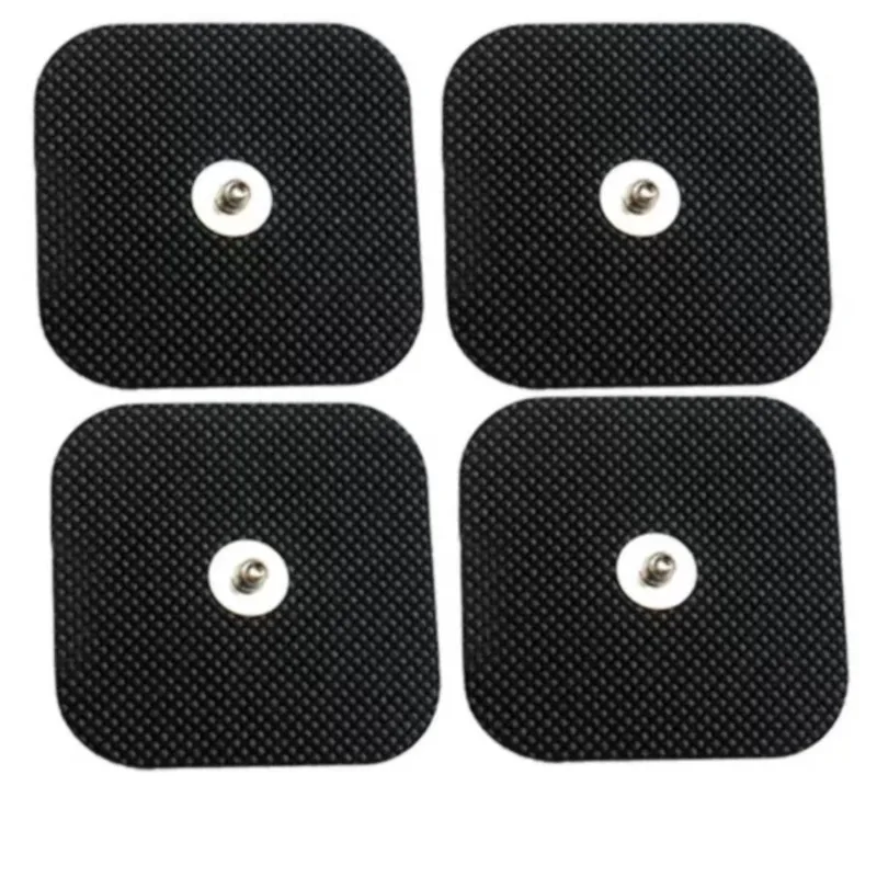 Electrode Pads Massage Gel Pads 40pcs New Black Replacement Electrodes Pads For Com Pex Muscle stimulator Electrotherapy massage