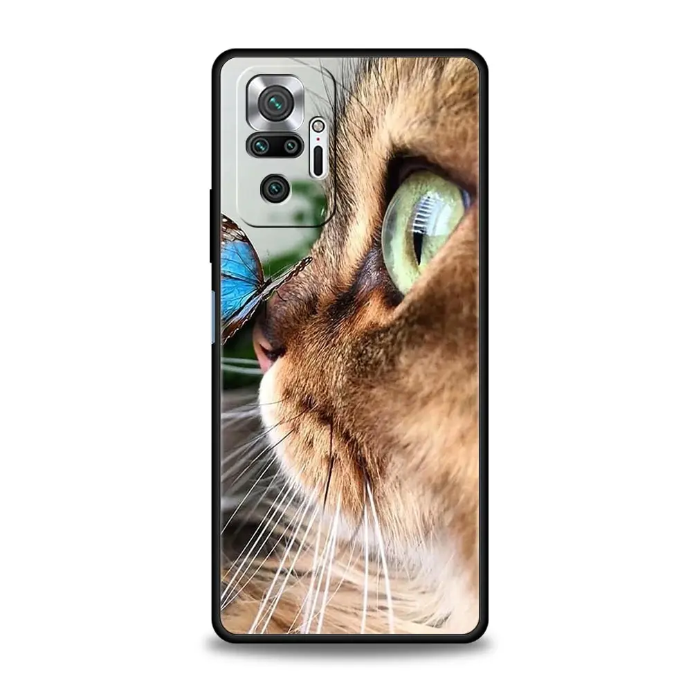 Cute Cartoon Cats Silicone Soft Phone Case - Durable Protective Bumper Cover