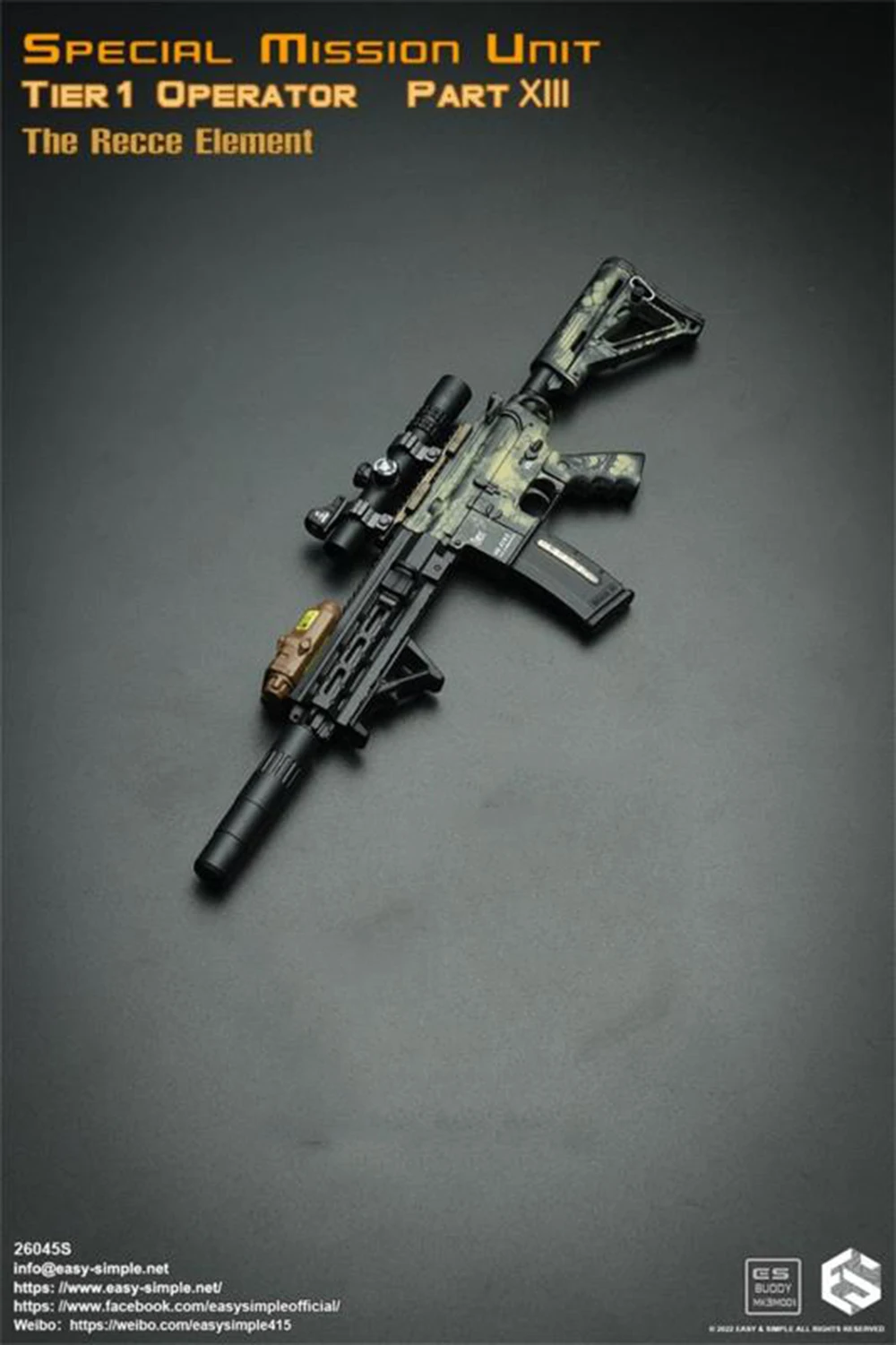 Модель оружия HK416 1/6 Easy&Simple ES 26045S | AliExpress
