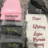 Custom Embroidery Design Logo Text Name Beanies Hats for Men Women Warm Winter Knit Cuff Beanie Cap Wholesale Dropshipping 2