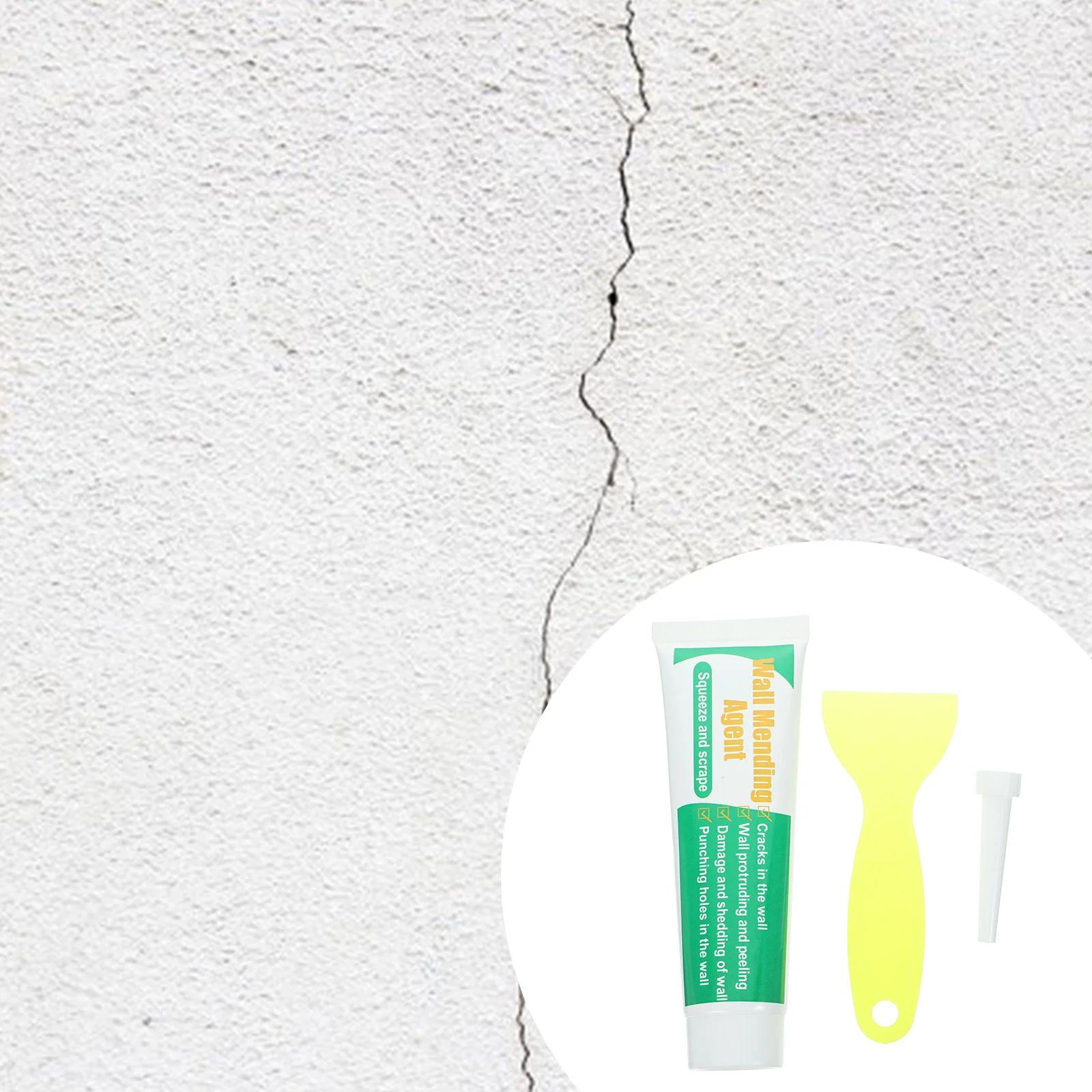 Wall Repair Agent Mending Tool Kit Hole Paste Suite Graffiti Drywall Cream Ointment