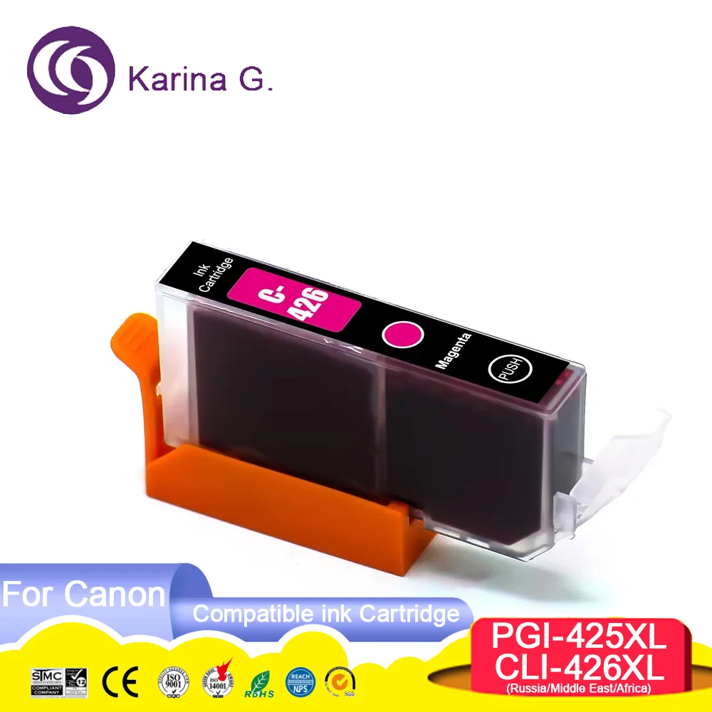Compatible for  PGI425 CLI426 PGI-425 PGI 425 ink cartridge for  PIXMA MG6140/MG