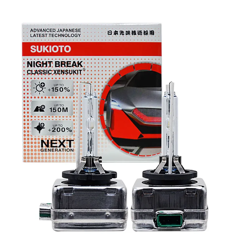 HID Xenon Headlight Bulb Car Headlight Bulbs 2PCS SUKIOTO CLASSIC XENSUKIT D3S Xenon Headlight Bulb 35W 55W D3S for Audi A5 A4 Jeep Grand Cherokee Volvo