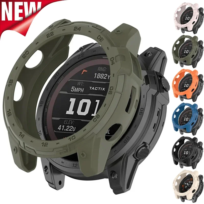 TPU Protective Case Cover for Garmin Fenix 7X Smart Watch Soft Protector Cover Shell Accessory Protective Frame Shell Sleeve watch screen protector case apple watch screen protector case watch case watch protective case watch cover watch protective cover tpu protective case bumper protective case