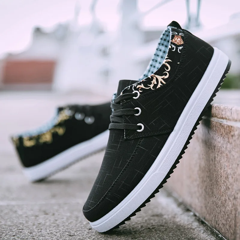 

2023 New men's shoes Casual Lightweight Breathable Fashion Printing Casual board shoes