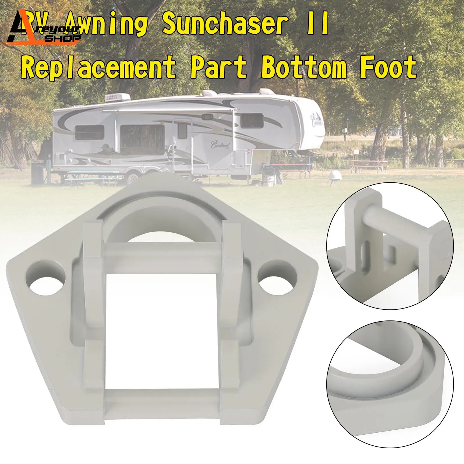 

Запасная часть для домов на колесах Sunchaser II, нижняя Лапка, правая или левая сторона, подходит для закругленного оборудования Dometic