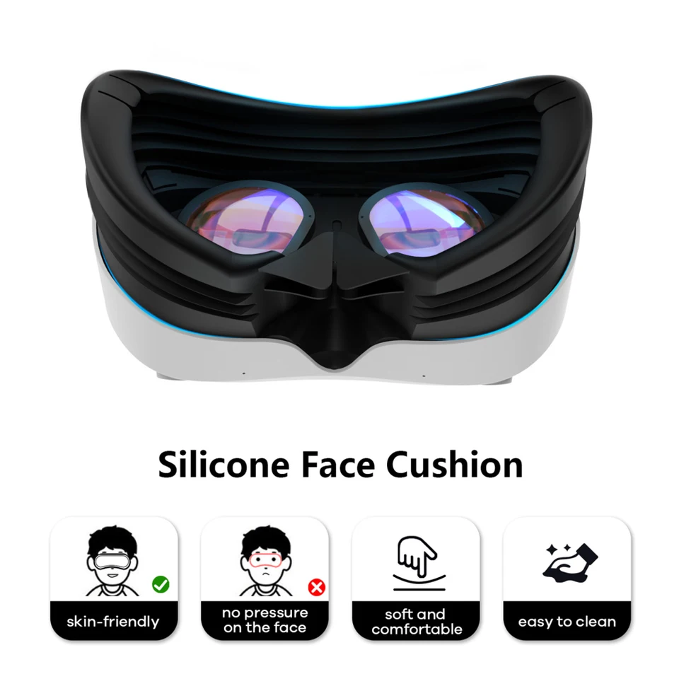 Kit Coussin Confort Pour PICO 4 Ultra VR – Mousse Appuie-tête Et Frontal