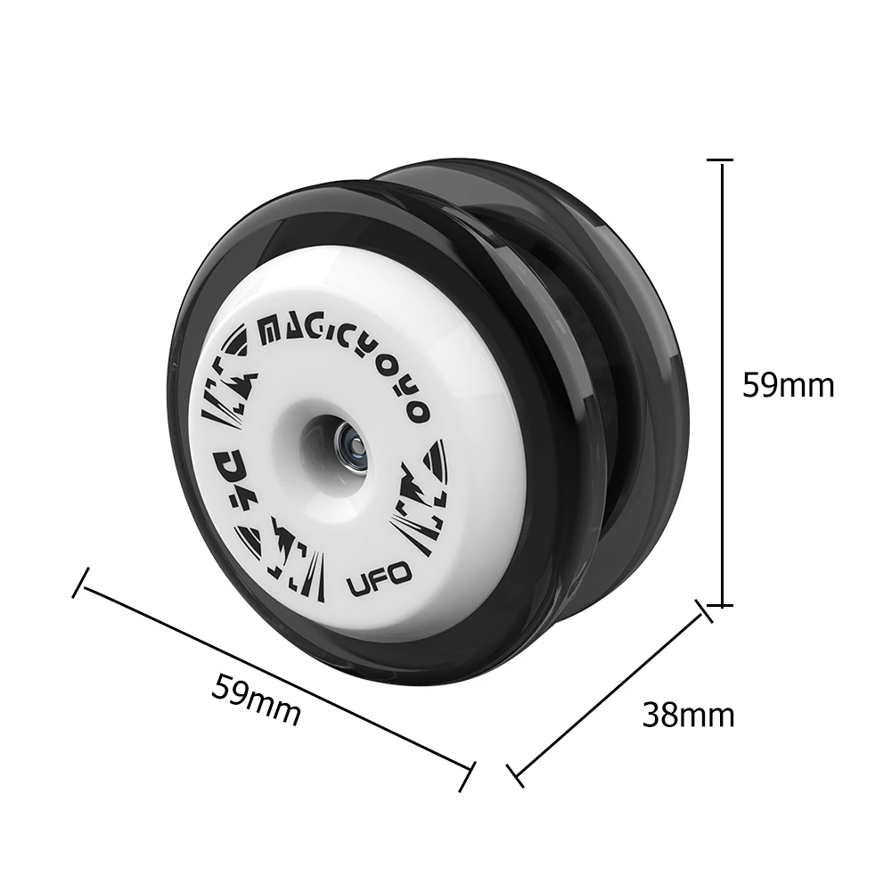 UFO Responsive YOYO Auto Return with Rope String Bearing Trick ABS Plastic YoYo Ball Professional Looping Yo Yo for Beginner yoyo ball