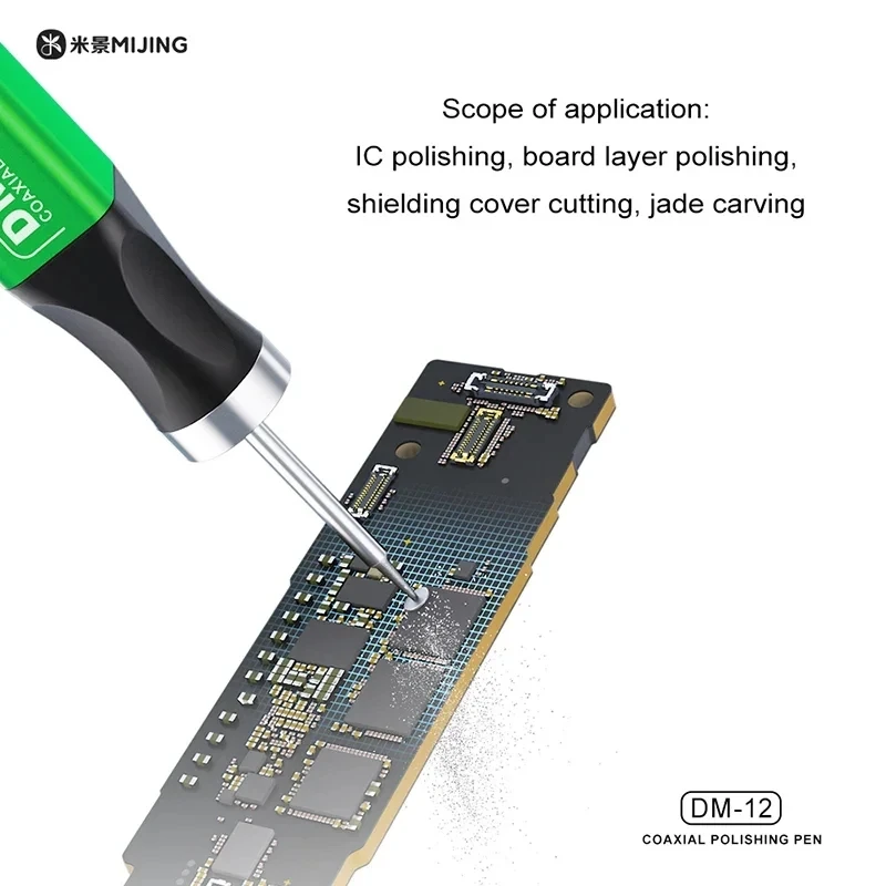 MIJING DM-12 미니 스마트 전기 연마 펜, 휴대폰 PCB 화면 수리용 전문 드릴 연삭 분해 핸드 툴