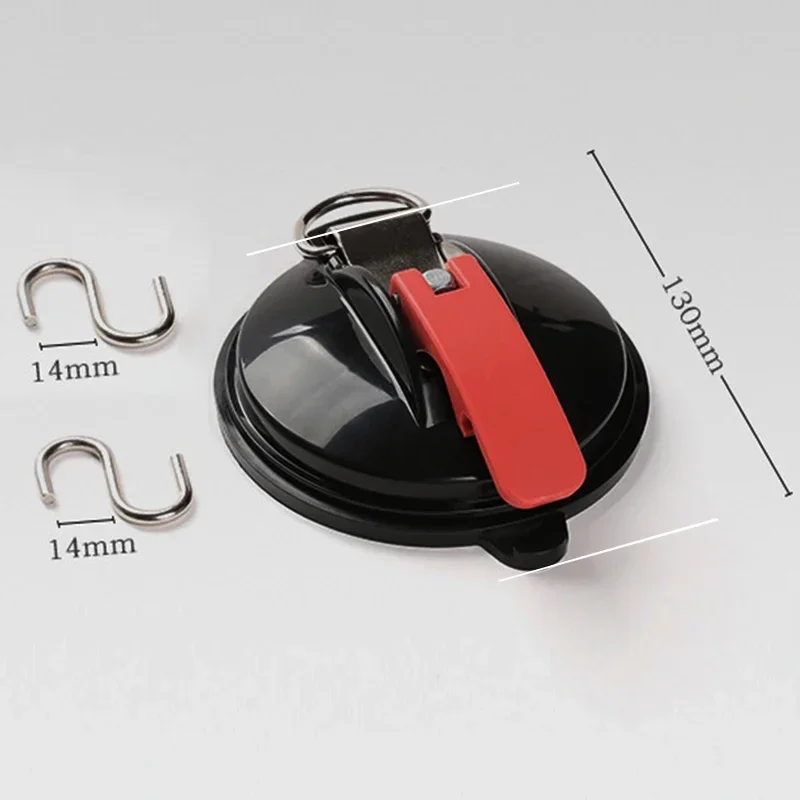 Vacuum suction cup anchor with fixing hook strap suction cup hook for car bathroom heavy duty car