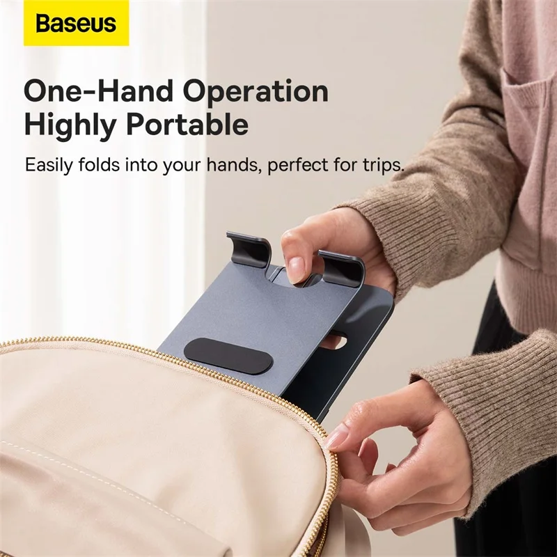 Baseus-suporte Metálico para Mesa Dobrável Biaxial para Tablets - Imagem 6