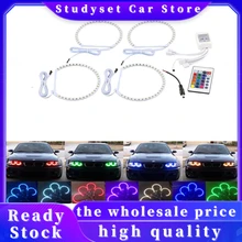

Car Daytime running light kit For BMW E36/E38/E39/E46 Multi-Color 5050 RGB Flash SMD Led Angel Eyes Halo Ring