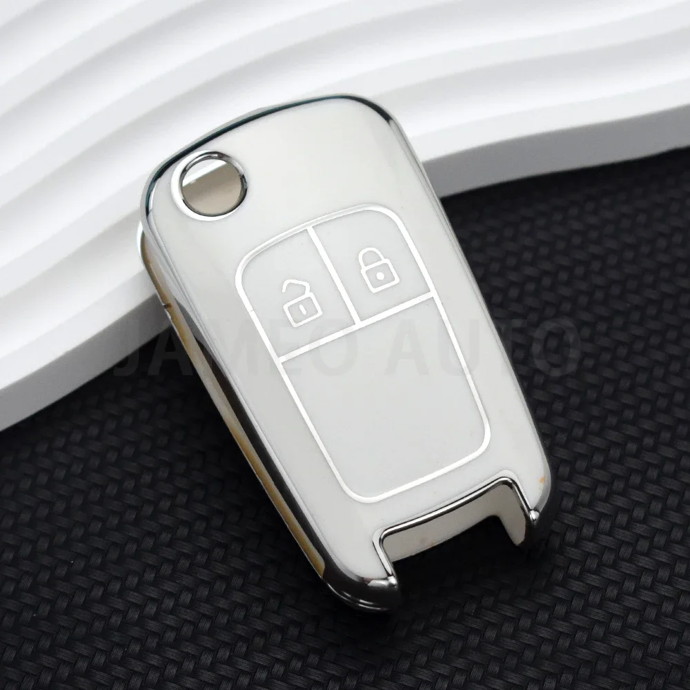 Car Key Shell TPU for Chevrolet Cruze Epica Lova Camaro Impala for Buick Opel Vauxhall Insignia Astra J Mokka Zafira