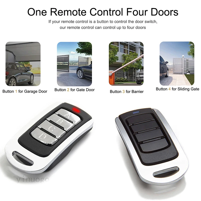 LiftMaster TX2REV TX4REV TX4REVF TX4EVF Garage Door Remote Control Duplicator 868MHz Remote Control Garage Door Opener Clone 5