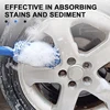 SEAMETAL Car Wheel Tire Rim Cleaning Brush Portable Plush Car Wheel Hub Brush Washing Tool Car Detailing Care Dust Removal Brush 2