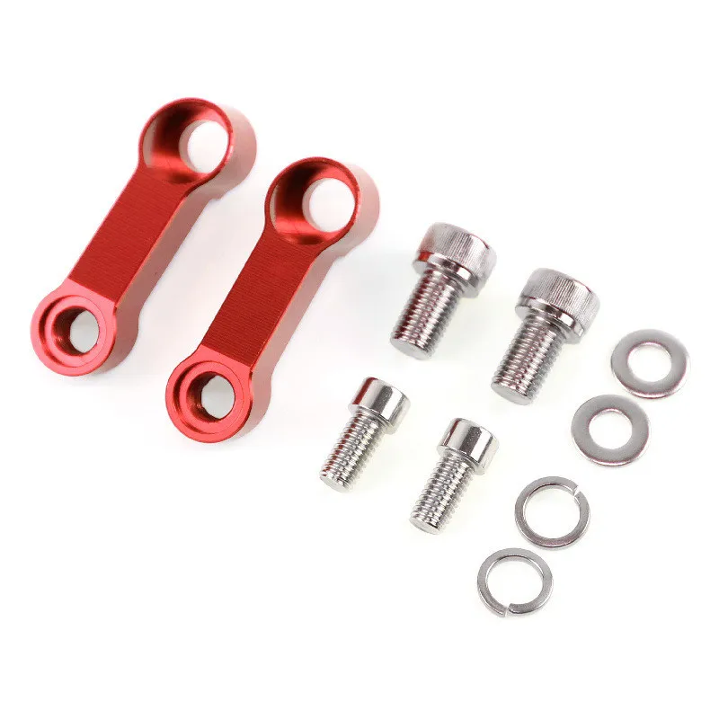 Motorcycle Rearview Mirror Extension Mount Bracket Holder Universal 8/10mm Motorbike Riser Mount Bracket Moto Extension motorcycle handle bar mirror