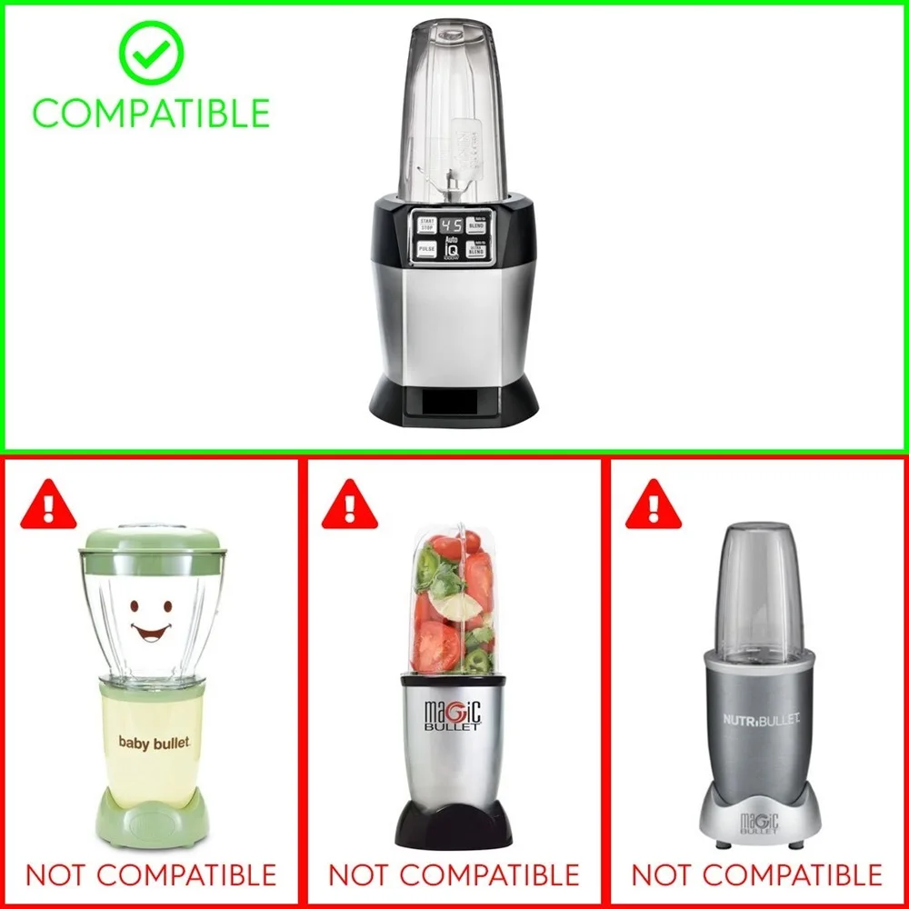 Blender Cup 24OZ Compatible with Ninja BL480 BL450 BL640 BL490 BL680 NN100 BL682 BL450 BL2012 CT640 CT800 BN400 CL401A SS100 BN750 blender cup