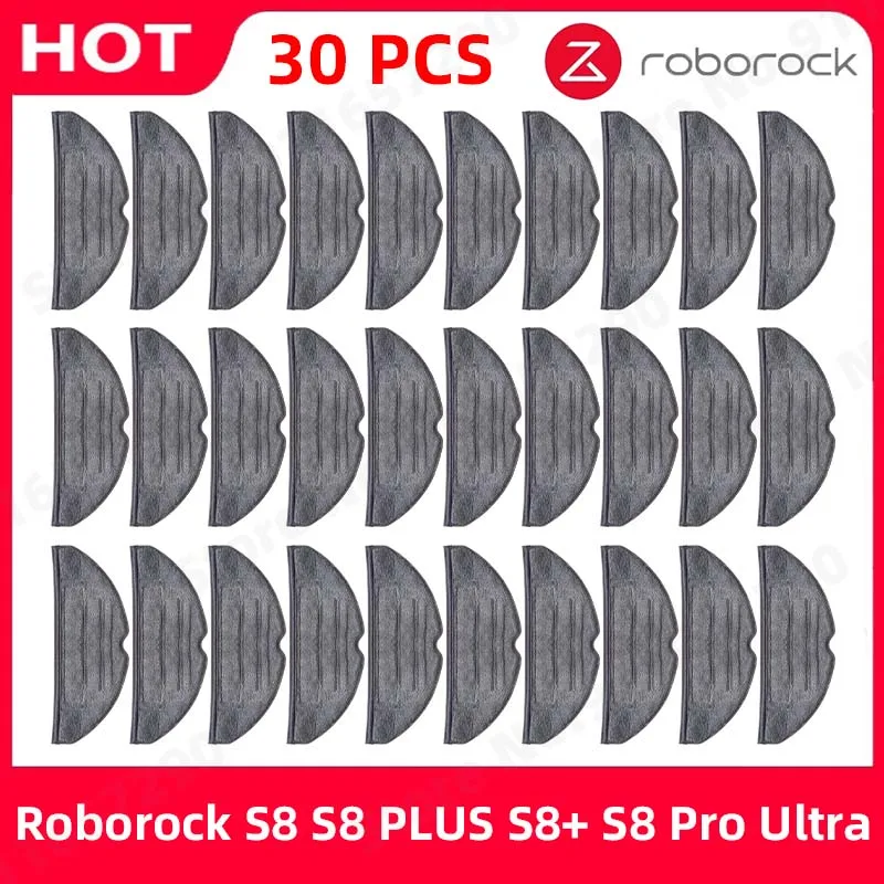 High Quality Double vibration Mop Cloths Spare Parts For Roborock S8 S8 PLUS S8+ S8 Pro Ultra G20 Mopping Cloth Accessories 75x100mm air sander sanding pad sand cushion spare support part 3x4 inch polisher accessory vibration pad rubber plastic support