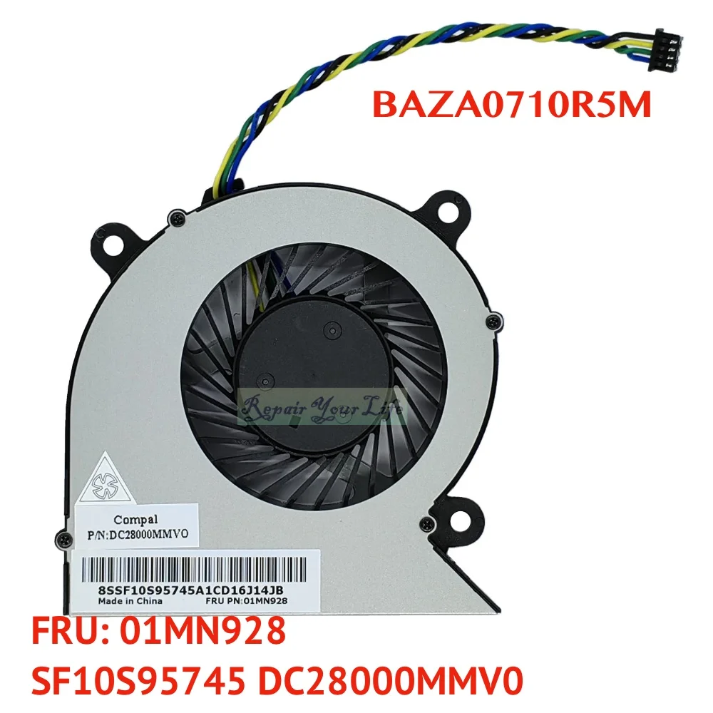 01MN928 Lenovo 520c-24igm 520c-24iwl 520c-24iil 520c-24 올인원 컴퓨터 PC 쿨러 팬용 AIO CPU 냉각 팬 BAZA0710R5M