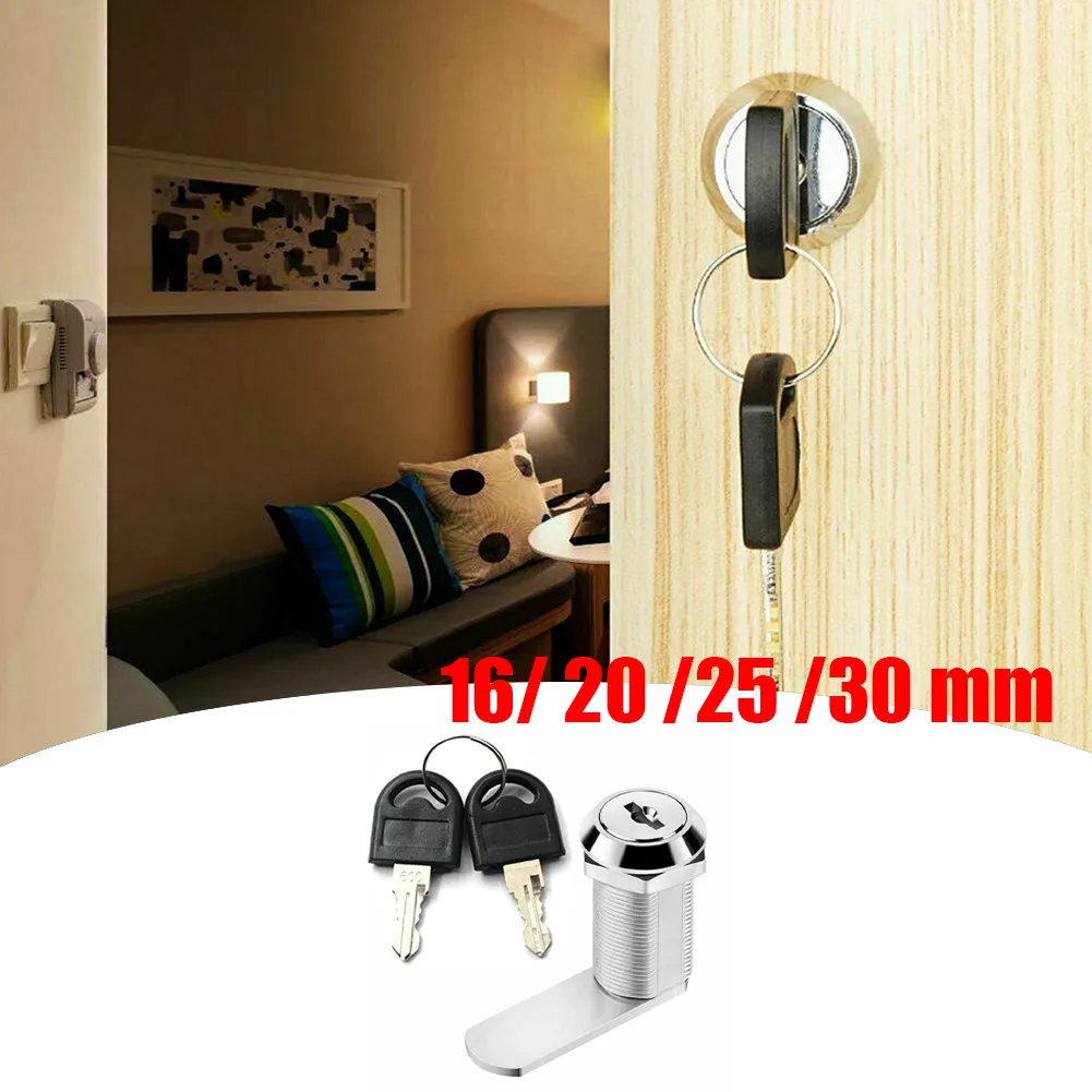 Description Picture 6 of itemFor Cabinet Cabinet Lock 2022 With 2 Key Zinc Alloy Cupboard Locker For Cabinet Mailbox Home Security Practical