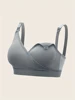3 PCS Set Breathable Front Open Nursing Bra Maternity Underwear Pregnancy Bra Full Cup Wireless Comfortable Breastfeeding Bra 5