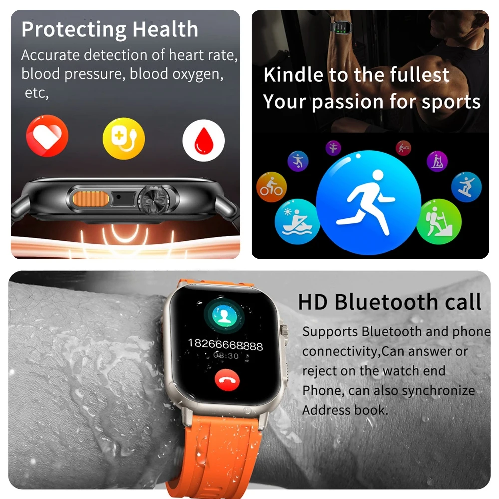  ƮϽ ƮĿ  ,  ȭ, IP68  Ʈġ 2024, NFC Ʈ ġ, 320x385 HD ȭ, ǰ
