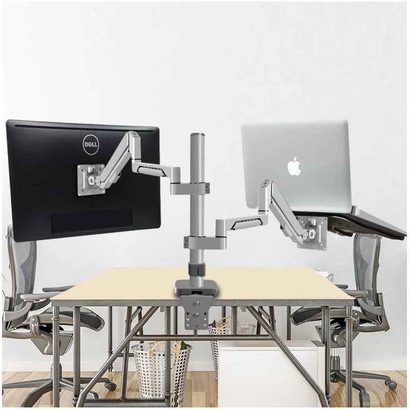 Laptop Holder Stand 10-16" Height Adjustable Desktop Soporte Monitor Swivel and Tilt Full Motion Mount Arm Suporte Pc 1