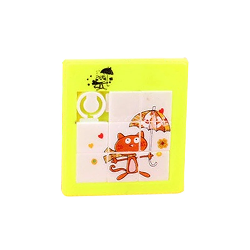 10/15PCS Huarong Road Durable Easy To Use Independent Opp Bag Kids Toys Piggy Puzzle Small And Convenient Colorful Plastic