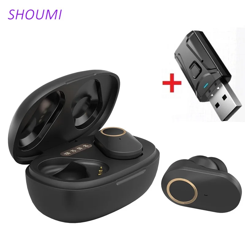 Tws Wireless Auricolare Bluetooth Auricolari Stereo Pods Auricolare Impermeabile Con Adattatore Mic Per Xiaomi Tv Music Spotify Premium
