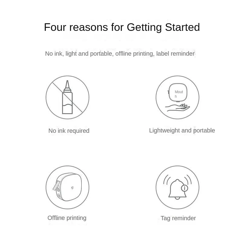 Xiaomi Mijia Thermal Label Printer description image 3