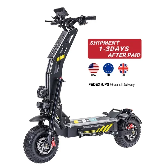 Electric Scooter HEZZO HS14PLUS Powerful 8000W 80KM/H 60V 40AH Dual