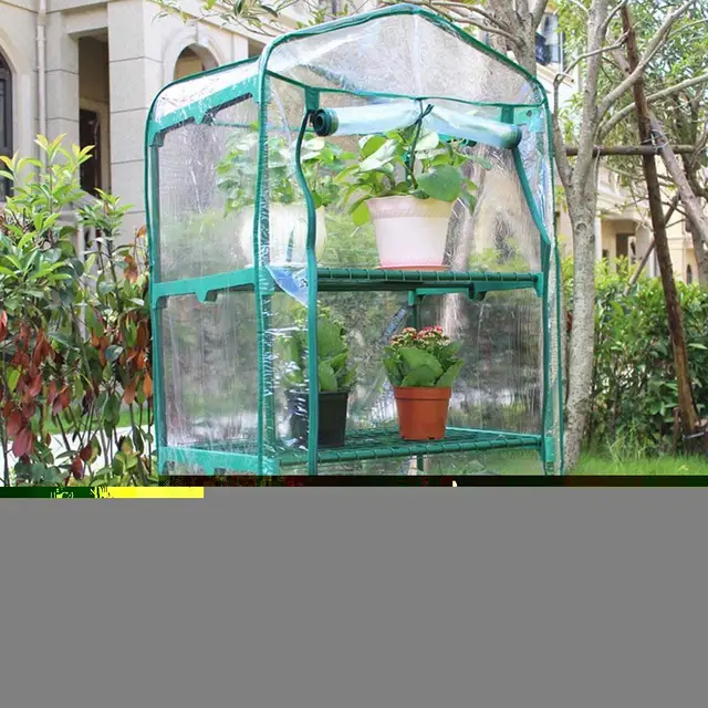 Kertészeti Kert A Kültéri Üvegházak, Amelyek Szerkezete Üvegházak Ültetéshez És Forróágyak Árnyékoló Hálófilm Az Üvegházakhoz D4Z6 - Image 6