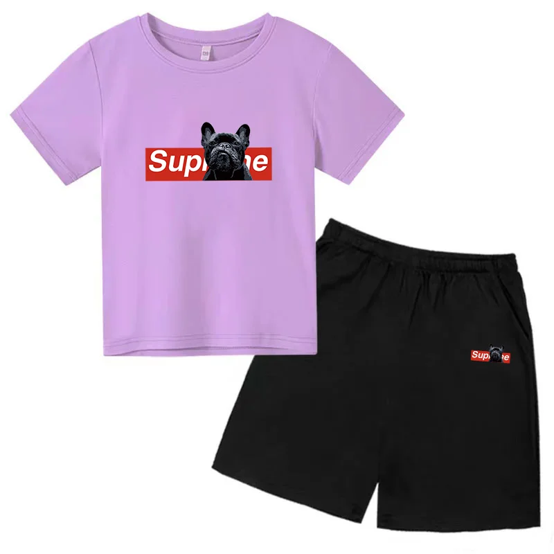 

Детская Спортивная футболка с принтом 2024, Детская рубашка для мальчиков и девочек, детская хлопковая футболка с коротким рукавом и полным принтом, Топ