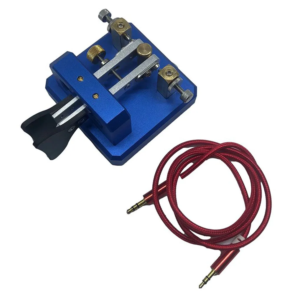 

Shortwave CW Transmitter For Ham Radio Users Telegraph Key Automatic Morse Code Key CW Key Dual 3.5mm Audio Interface