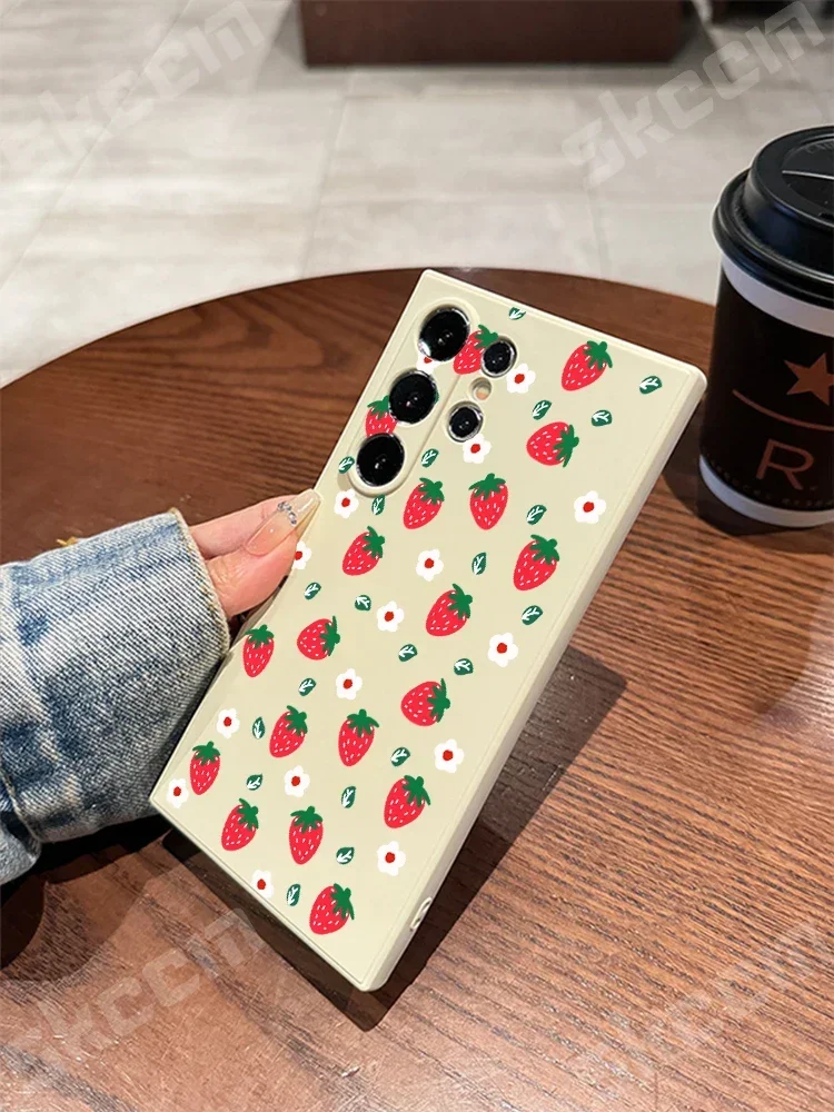 Strawberry Pattern Phone Case Cover