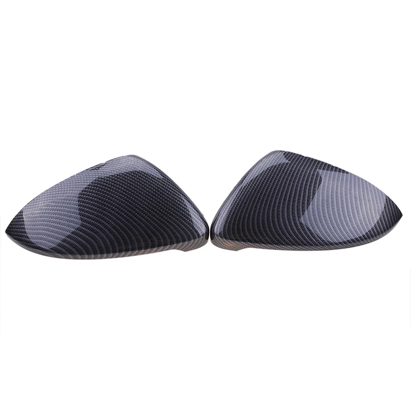 Ersatz-Rückspiegelabdeckung für VW Golf 7 MK7 MK7.5 GTI GTD 2013-2018 Schwarz/Weiß/Carbon-Look Seitenflügelspiegelkappe – Detail 7