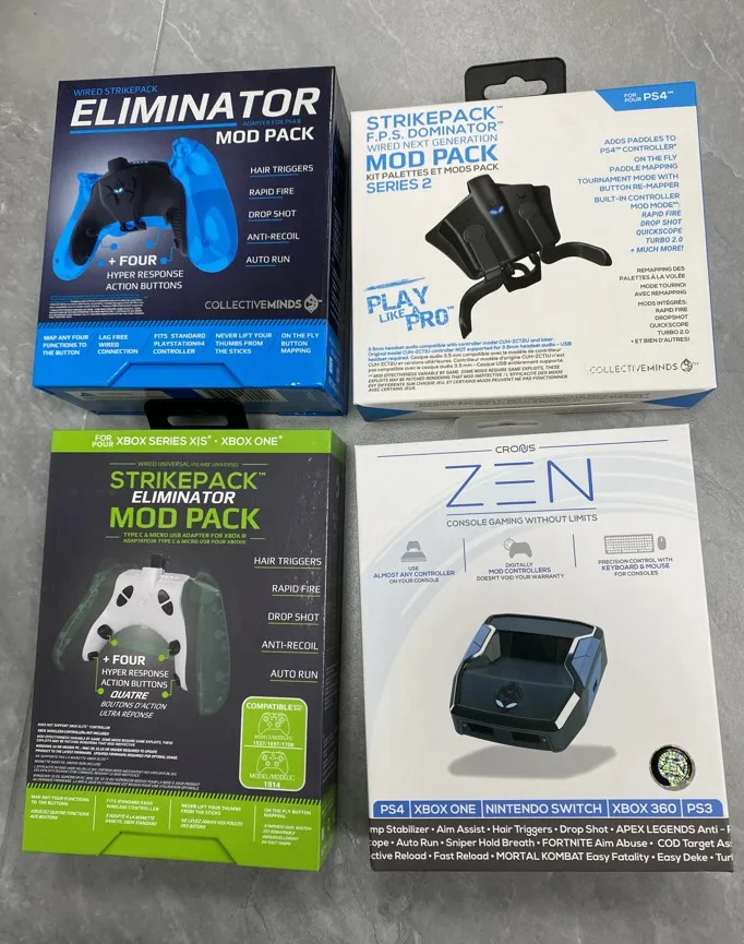 NEWCronusZenForPS5PS4CollectiveMindsStrikePackDominatorEliminatorControllerAdapter
