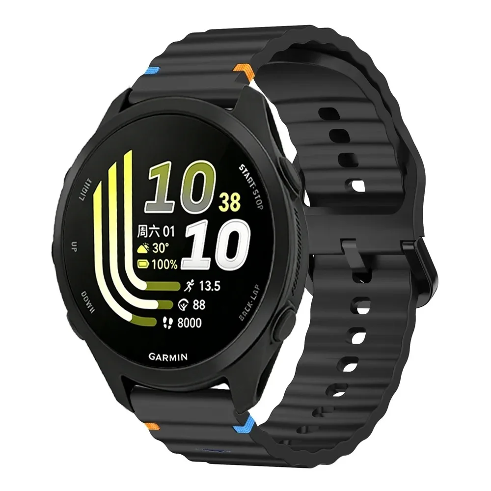 Silicone Strap for Garmin Smartwatches - Various Sizes and Colors Available