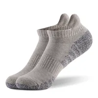 6 paires de chaussettes de course à fond de serviette épaissies chaussettes de bateau en maille chaussettes de sport respirantes antidérapantes chaussettes basses pour hommes chaussettes pour femmes 2