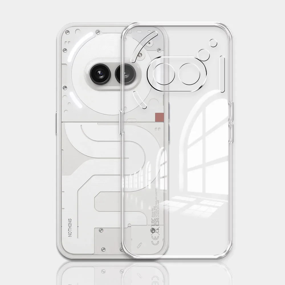 Clear Shockproof Silicone Phone Case - Fashionable Protective Back Cover