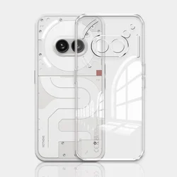 Clear Shockproof Silicone Phone Case - Fashionable Protective Back Cover - Nothing Phone 2A (Clear)