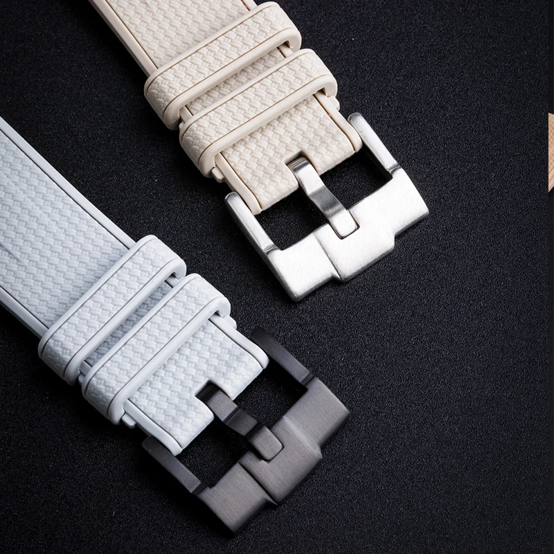Soft Waterproof Silicone Strap with Stainless Steel Buckle