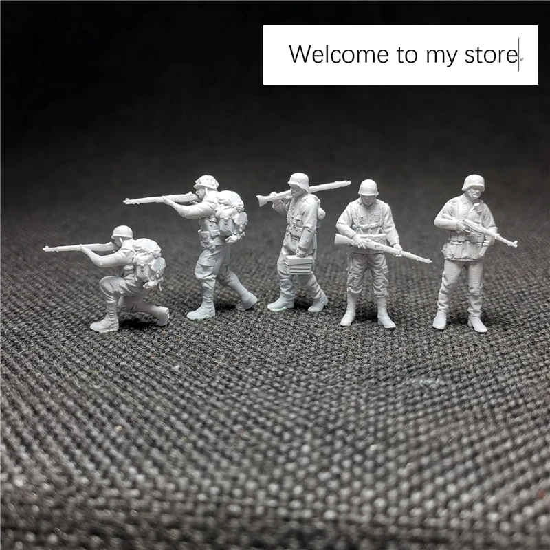 

Миниатюрная армия Germman, 1/64 телефон, неокрашенный солдат, снайперская пехота