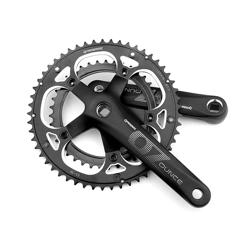 Proweel Bicycle Square Hole Crankset 170/172.5MM Crank 130BCD 39/53T