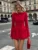 Autumn Female Tee Bow Mini Dress Slim Fashion Patchwork High Waist Elegant Party Dress Women's Solid Y2k Bodycon Dress New